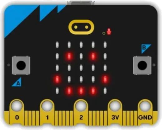 A micro:bit v2 board